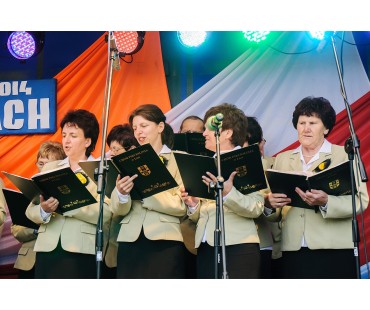 Występ chóru na Festynie Powiatanie Lata w Linii - 14.06.2014r.
