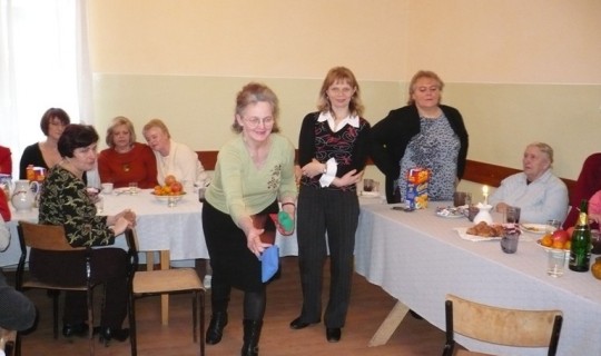 Dzień Kobiet w świetlicy w Smażynie 08.03.2008r.