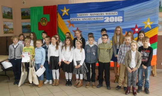 Gminny Konkurs Wiedzu z Języka Angielskiego