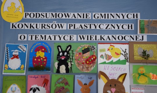 Podsumowanie Gminnych Konkursów plastycznych o tematyce wielkanocnej
