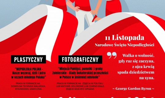 KONKURSY Z OKAZJI NARODOWEGO ŚWIĘTA NIEPODLEGŁOŚCI - 2024
