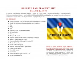 Zbiórka na rzecz Ukrainy! 1-4 kwietnia