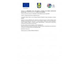 "Rewitalizacja sceny nad jeziorem w Strzepczu oraz budowa pomieszczenia gospodarczego” współfinansowana jest ze środków Unii Europejskiej.