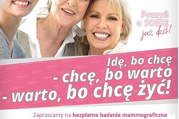 Badania Mammograficzne na terenie Gminy Linia