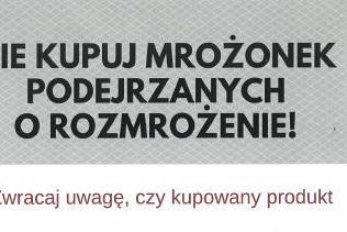 UWAGA NA MROŻONKI!