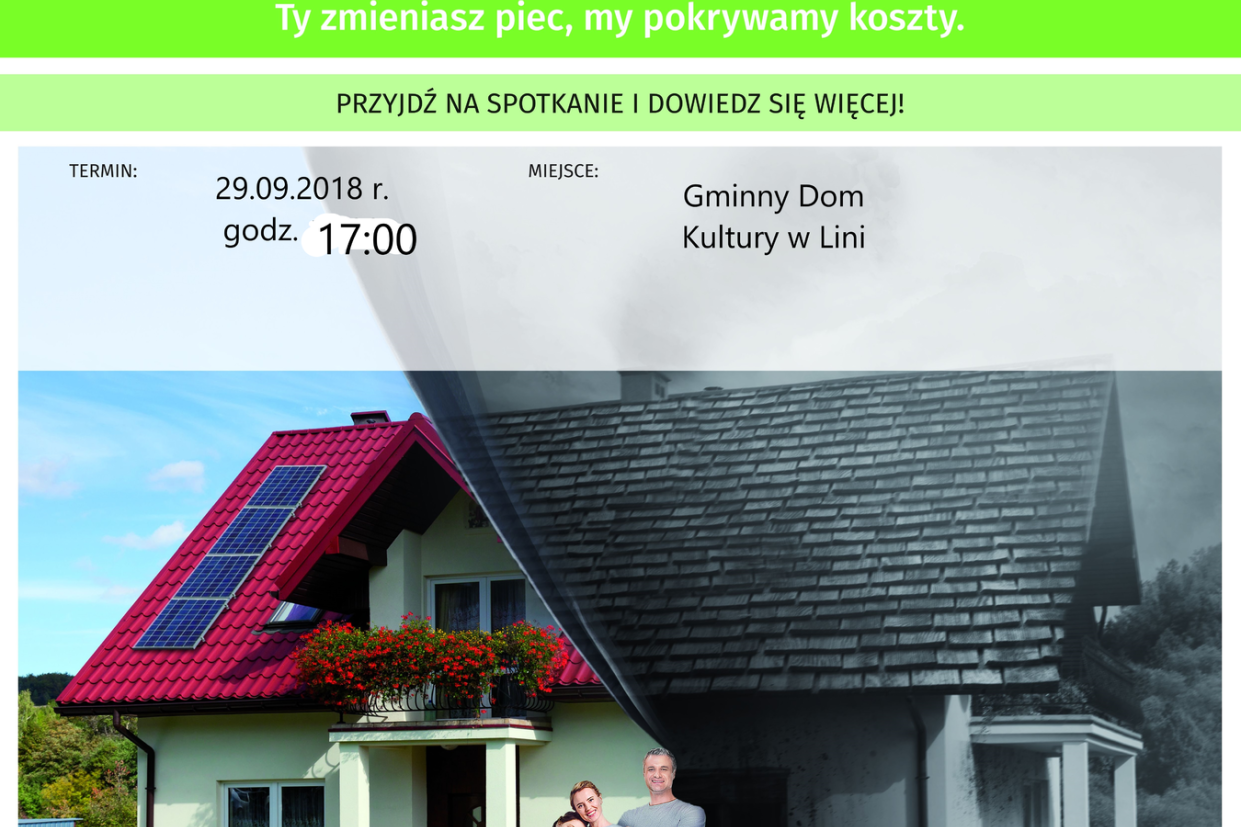 Aktualizacja! EKODOPŁATY - spotkanie informacyjne 29.09.2018 17:00 w Gminnym Domu Kultury