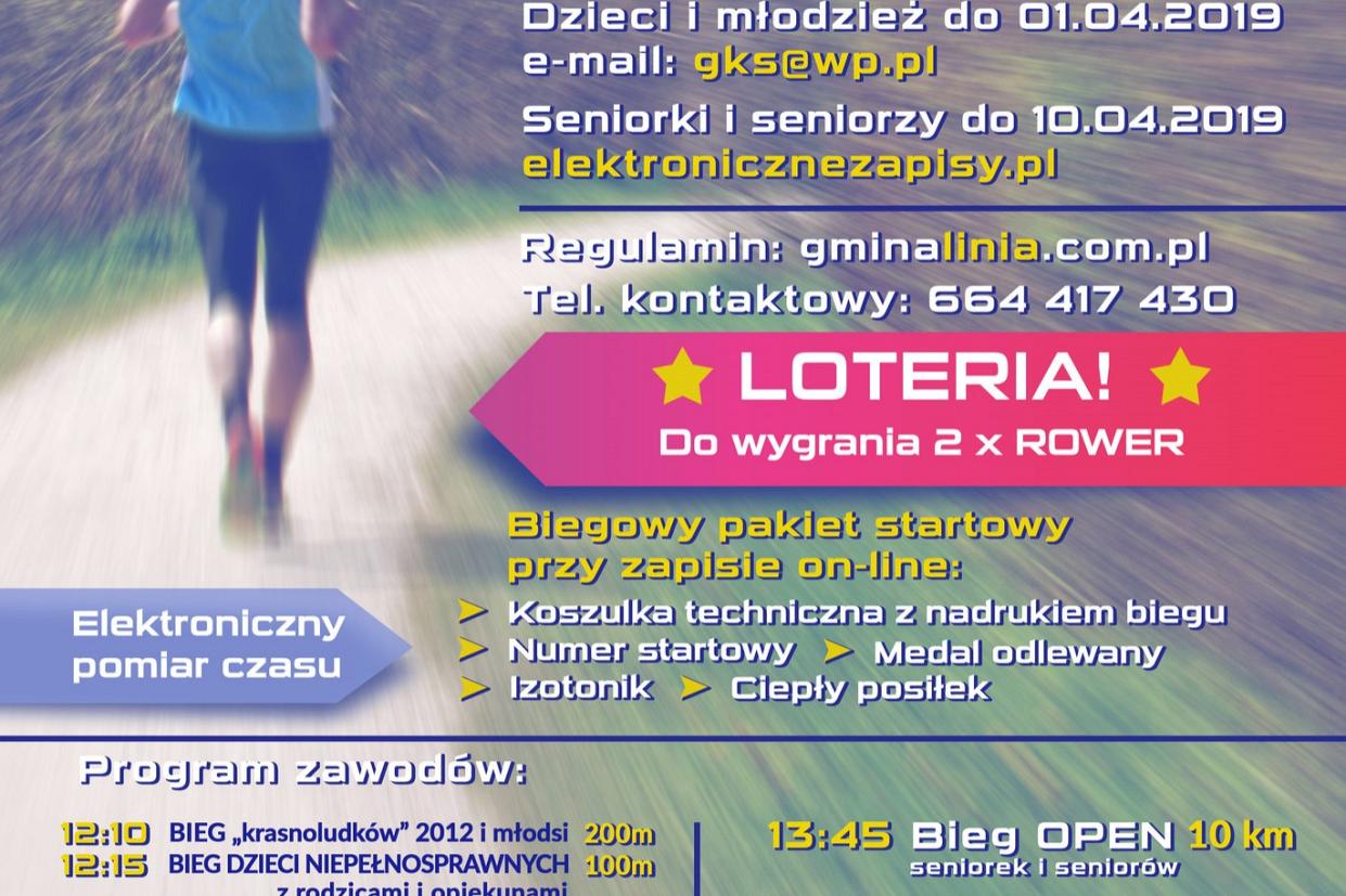 XIV Wojewódzki Kaszubski Bieg Przełajowy Terenami Kaszubskiego Parku Krajobrazowego w Lini