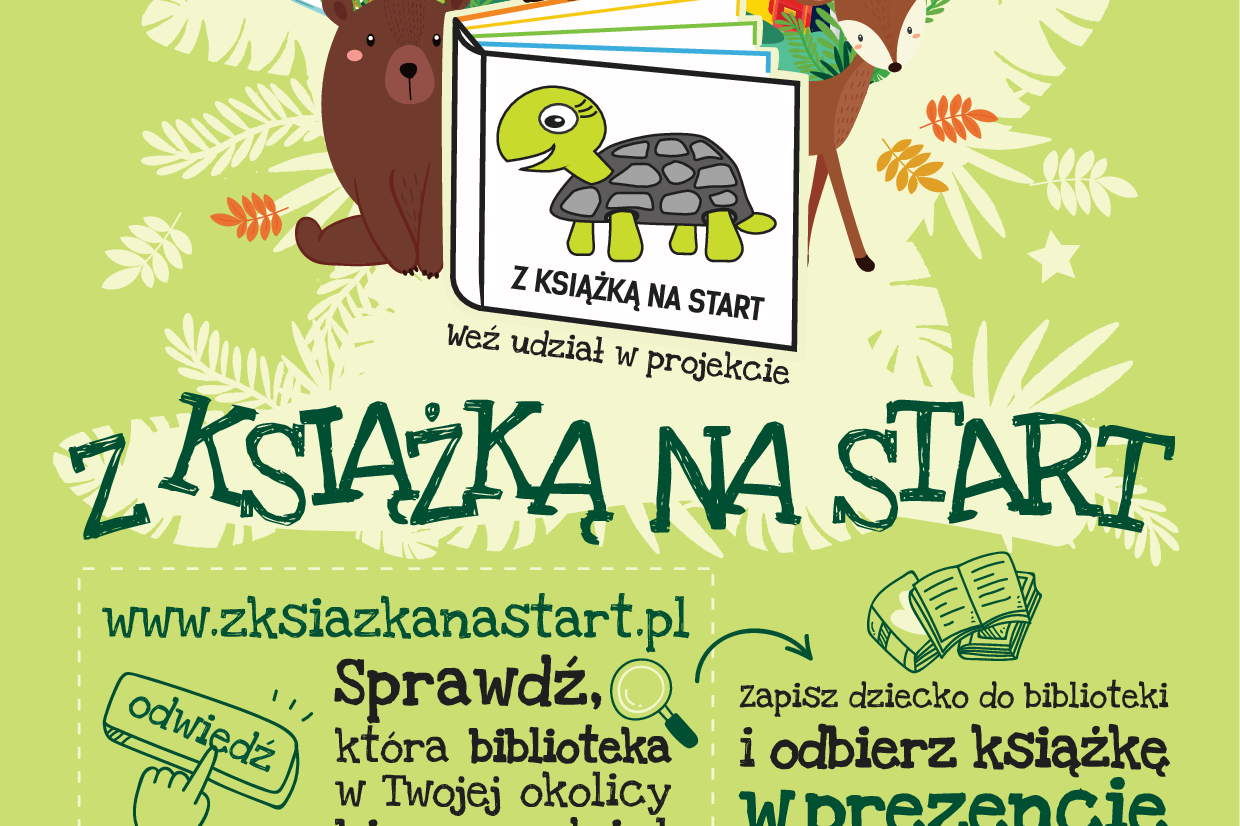 Zapraszamy najmłodszych czytelników do Biblioteki w Lini i w Strzepczu. Pakiety startowe czekają.