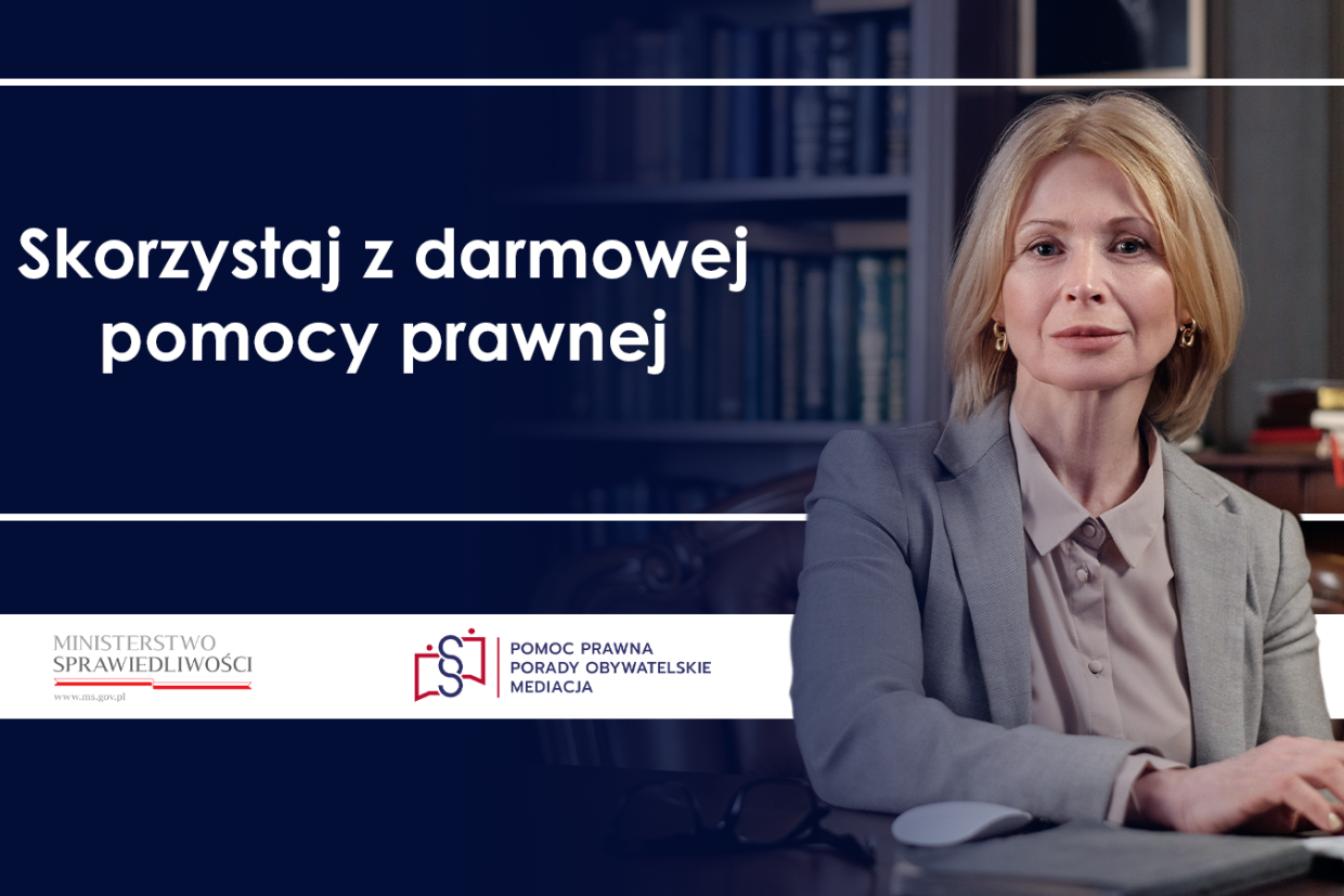 Skorzystaj z nieodpłatnej pomocy prawnej!