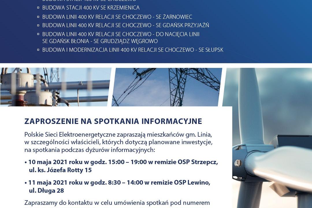 Zaproszenie na spotkanie informacyjne - Polskie Sieci Elektroenergetyczne