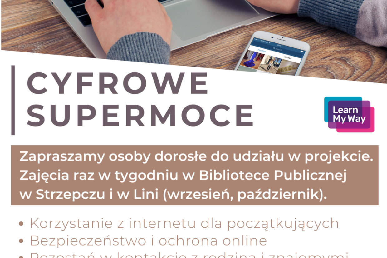 CYFROWE SUPERMOCE - projekt Biblioteki Publicznej Gminy Linia
