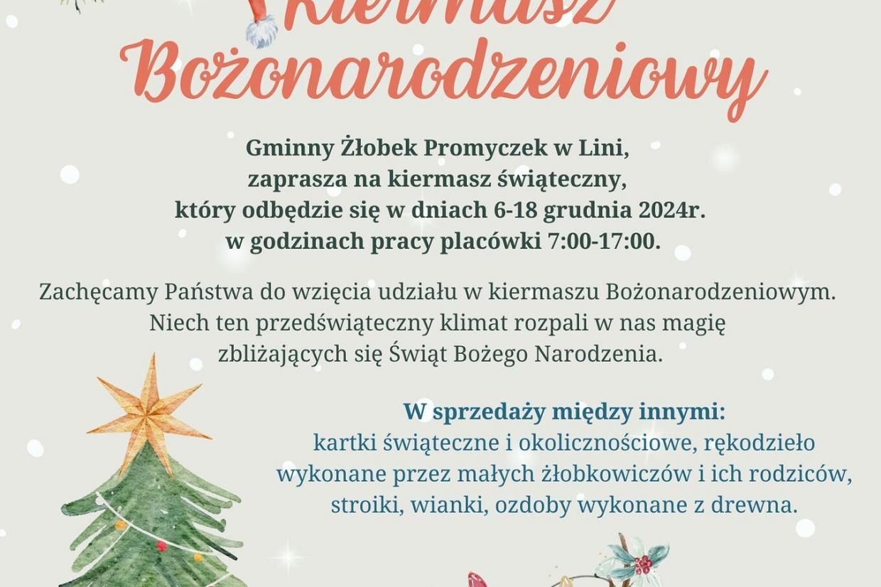 Kiermasz Bożonarodzeniowy w żłobku Promyczek
