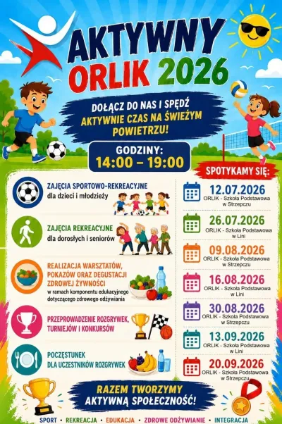 Startuje Aktywny Orlik 2026 - zapraszamy do udziału!