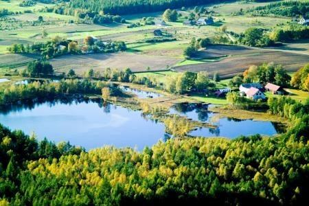 Gmina Linia z lotu ptaka. Zdjęcia lotnicze: Beata i Zbigniew Chojęta