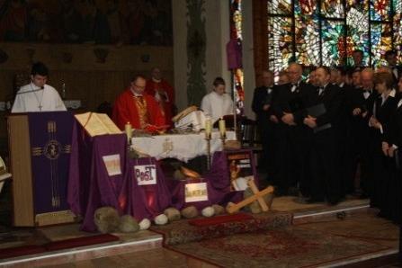 Requiem w kościele.