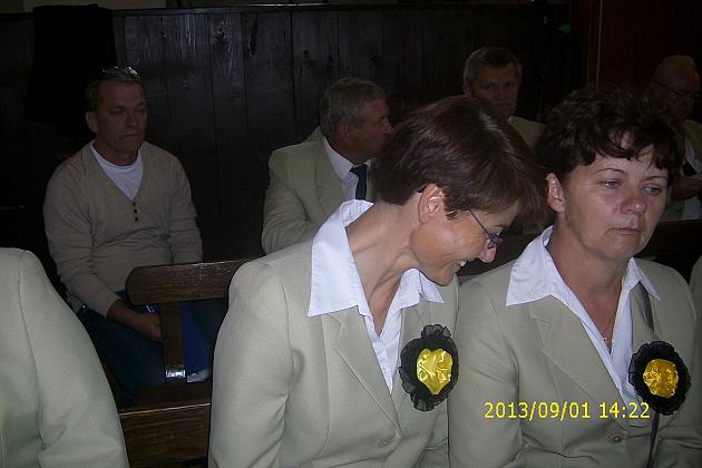 Podczas Dożynek Gminnych 2013.