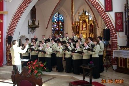 Występ Chóru - 24 marca 2012 r. Kielno - Festiwal Piesni Wielkopostnej