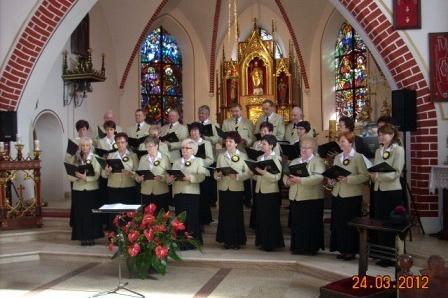 Występ Chóru - 24 marca 2012 r. Kielno - Festiwal Piesni Wielkopostnej