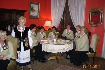Uczestniczki występu w Krokowej
