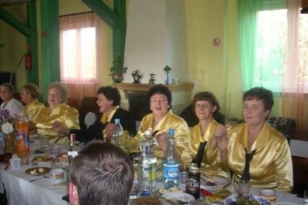 Uczestniczki Dożynek w Tawęcinie