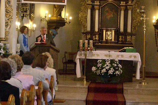 Kościół w Chwaszczynie podczas Zjazdu Chórów Kaszubskich.