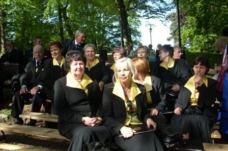 Chór podczas odpustu w Wejherowie.