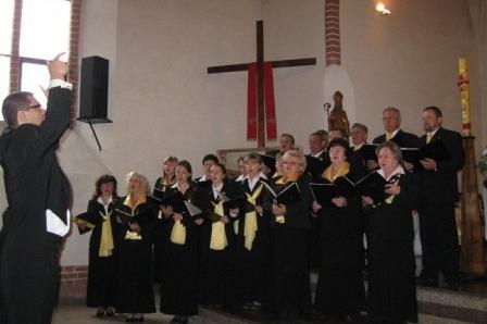 Dyrygent i chór