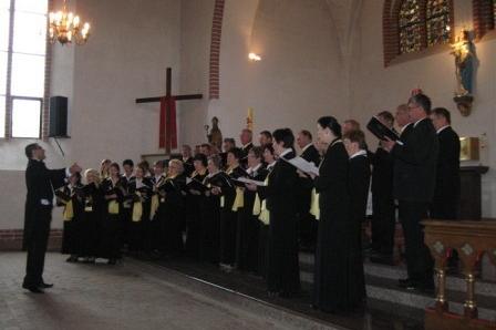 Chór w kościele w Przywidzu