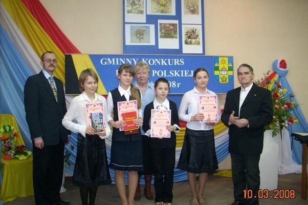 Gminny Konkurs Poezji Polskiej 11.03.2008r.