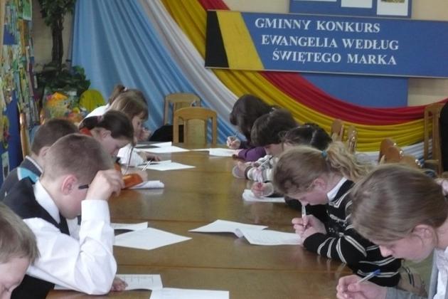 Gminny Konkurs znajomości Ewangelii wg św. Marka 31.03.2008r.