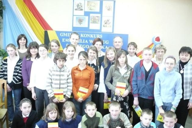 Gminny Konkurs znajomości Ewangelii wg św. Marka 31.03.2008r.