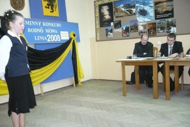 Gminny Konkurs „Rodnô Mòwa” 10.04.2008r.