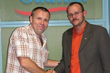 Spotkanie z Mistrzami Olimpijskimi Leszkiem Blanikiem i Adamem Korolem 26.08.2008r.