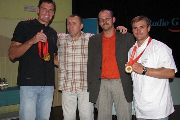 Spotkanie z Mistrzami Olimpijskimi Leszkiem Blanikiem i Adamem Korolem 26.08.2008r.