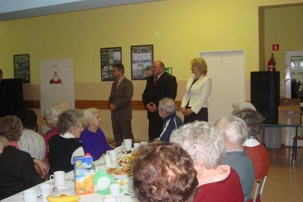 Doroczne spotkania opłatkowe dla seniorów z terenu Gminy Linia 17/18.12.2008r.