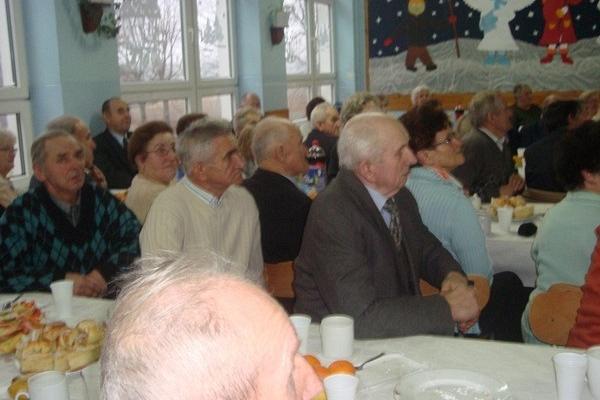 Doroczne spotkania opłatkowe dla seniorów z terenu Gminy Linia 17/18.12.2008r.