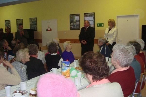 Doroczne spotkania opłatkowe dla seniorów z terenu Gminy Linia 17/18.12.2008r.