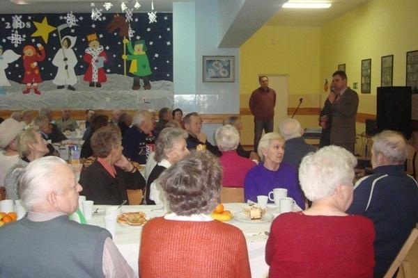 Doroczne spotkania opłatkowe dla seniorów z terenu Gminy Linia 17/18.12.2008r.