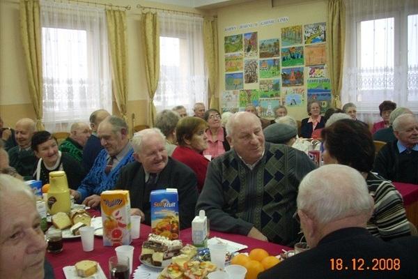 Doroczne spotkania opłatkowe dla seniorów z terenu Gminy Linia 17/18.12.2008r.