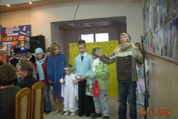 Doroczne spotkania opłatkowe dla seniorów z terenu Gminy Linia 17/18.12.2008r.