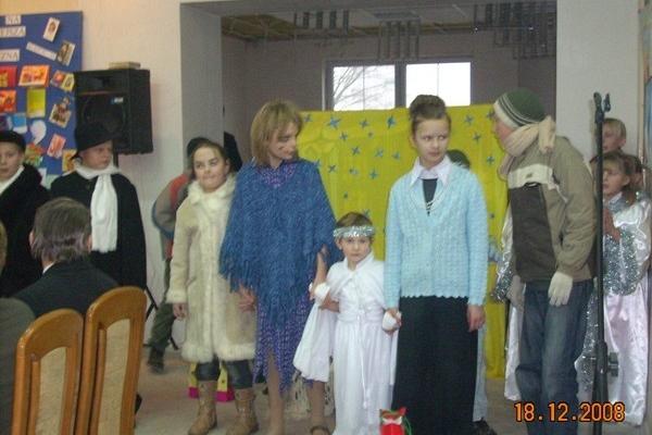 Doroczne spotkania opłatkowe dla seniorów z terenu Gminy Linia 17/18.12.2008r.