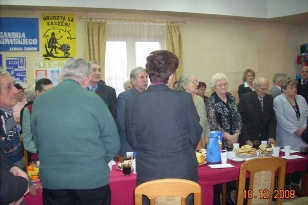 Doroczne spotkania opłatkowe dla seniorów z terenu Gminy Linia 17/18.12.2008r.