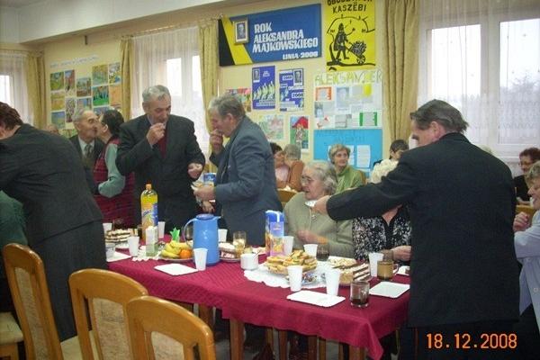Doroczne spotkania opłatkowe dla seniorów z terenu Gminy Linia 17/18.12.2008r.