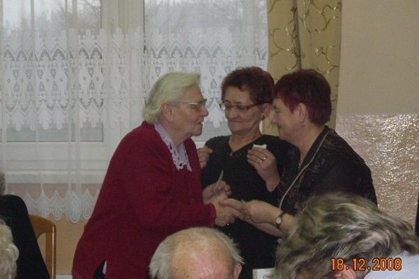 Doroczne spotkania opłatkowe dla seniorów z terenu Gminy Linia 17/18.12.2008r.