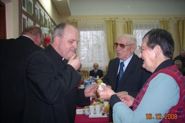 Doroczne spotkania opłatkowe dla seniorów z terenu Gminy Linia 17/18.12.2008r.