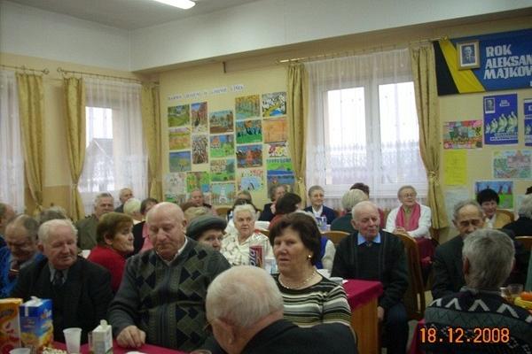 Doroczne spotkania opłatkowe dla seniorów z terenu Gminy Linia 17/18.12.2008r.