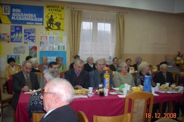 Doroczne spotkania opłatkowe dla seniorów z terenu Gminy Linia 17/18.12.2008r.