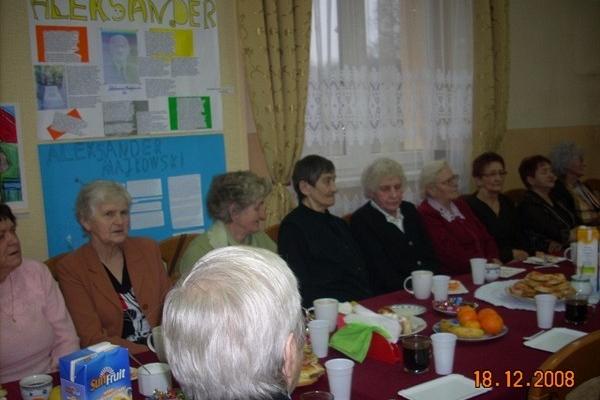 Doroczne spotkania opłatkowe dla seniorów z terenu Gminy Linia 17/18.12.2008r.