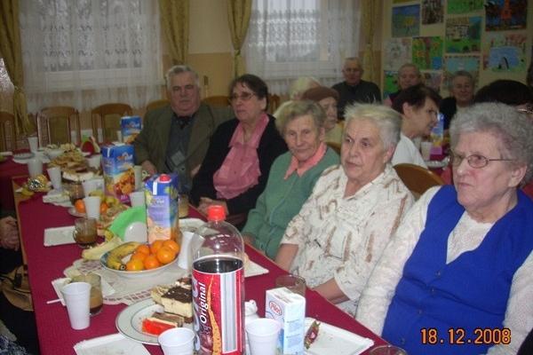 Doroczne spotkania opłatkowe dla seniorów z terenu Gminy Linia 17/18.12.2008r.