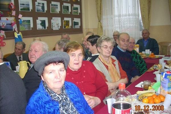 Doroczne spotkania opłatkowe dla seniorów z terenu Gminy Linia 17/18.12.2008r.